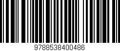 Código de barras (EAN, GTIN, SKU, ISBN): '9788538400486'