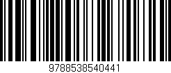 Código de barras (EAN, GTIN, SKU, ISBN): '9788538540441'