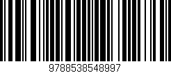 Código de barras (EAN, GTIN, SKU, ISBN): '9788538548997'