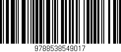 Código de barras (EAN, GTIN, SKU, ISBN): '9788538549017'