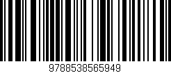 Código de barras (EAN, GTIN, SKU, ISBN): '9788538565949'