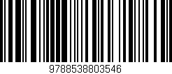 Código de barras (EAN, GTIN, SKU, ISBN): '9788538803546'