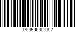 Código de barras (EAN, GTIN, SKU, ISBN): '9788538803997'