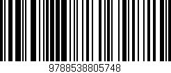 Código de barras (EAN, GTIN, SKU, ISBN): '9788538805748'