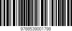 Código de barras (EAN, GTIN, SKU, ISBN): '9788539001798'