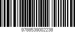 Código de barras (EAN, GTIN, SKU, ISBN): '9788539002238'