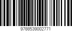 Código de barras (EAN, GTIN, SKU, ISBN): '9788539002771'