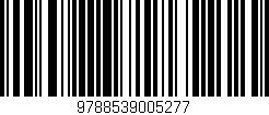 Código de barras (EAN, GTIN, SKU, ISBN): '9788539005277'