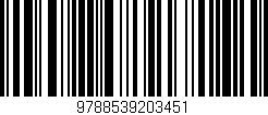 Código de barras (EAN, GTIN, SKU, ISBN): '9788539203451'