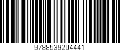 Código de barras (EAN, GTIN, SKU, ISBN): '9788539204441'