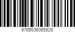 Código de barras (EAN, GTIN, SKU, ISBN): '9788539305629'