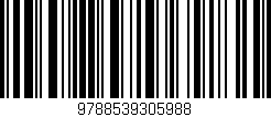 Código de barras (EAN, GTIN, SKU, ISBN): '9788539305988'
