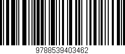 Código de barras (EAN, GTIN, SKU, ISBN): '9788539403462'