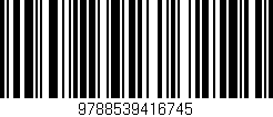 Código de barras (EAN, GTIN, SKU, ISBN): '9788539416745'