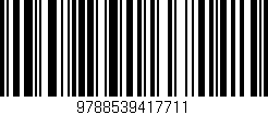 Código de barras (EAN, GTIN, SKU, ISBN): '9788539417711'