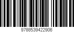 Código de barras (EAN, GTIN, SKU, ISBN): '9788539422906'