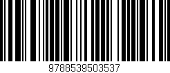 Código de barras (EAN, GTIN, SKU, ISBN): '9788539503537'