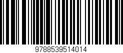 Código de barras (EAN, GTIN, SKU, ISBN): '9788539514014'