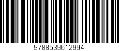 Código de barras (EAN, GTIN, SKU, ISBN): '9788539612994'