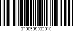 Código de barras (EAN, GTIN, SKU, ISBN): '9788539902910'