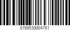 Código de barras (EAN, GTIN, SKU, ISBN): '9788539904761'