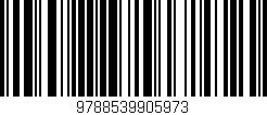 Código de barras (EAN, GTIN, SKU, ISBN): '9788539905973'