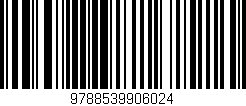 Código de barras (EAN, GTIN, SKU, ISBN): '9788539906024'
