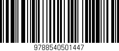 Código de barras (EAN, GTIN, SKU, ISBN): '9788540501447'