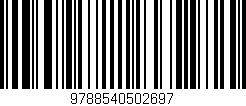 Código de barras (EAN, GTIN, SKU, ISBN): '9788540502697'