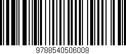 Código de barras (EAN, GTIN, SKU, ISBN): '9788540506008'