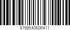 Código de barras (EAN, GTIN, SKU, ISBN): '9788540506411'