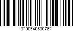 Código de barras (EAN, GTIN, SKU, ISBN): '9788540508767'