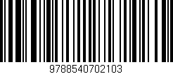 Código de barras (EAN, GTIN, SKU, ISBN): '9788540702103'