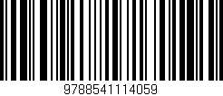 Código de barras (EAN, GTIN, SKU, ISBN): '9788541114059'