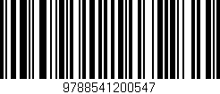 Código de barras (EAN, GTIN, SKU, ISBN): '9788541200547'