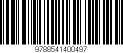 Código de barras (EAN, GTIN, SKU, ISBN): '9788541400497'