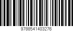 Código de barras (EAN, GTIN, SKU, ISBN): '9788541403276'
