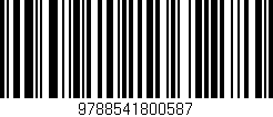 Código de barras (EAN, GTIN, SKU, ISBN): '9788541800587'