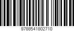 Código de barras (EAN, GTIN, SKU, ISBN): '9788541802710'