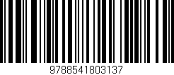 Código de barras (EAN, GTIN, SKU, ISBN): '9788541803137'