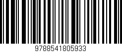 Código de barras (EAN, GTIN, SKU, ISBN): '9788541805933'