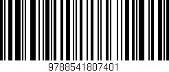 Código de barras (EAN, GTIN, SKU, ISBN): '9788541807401'