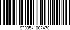 Código de barras (EAN, GTIN, SKU, ISBN): '9788541807470'