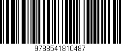Código de barras (EAN, GTIN, SKU, ISBN): '9788541810487'