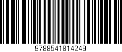 Código de barras (EAN, GTIN, SKU, ISBN): '9788541814249'