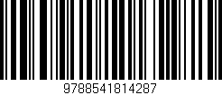 Código de barras (EAN, GTIN, SKU, ISBN): '9788541814287'