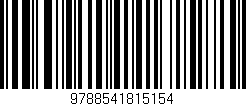 Código de barras (EAN, GTIN, SKU, ISBN): '9788541815154'