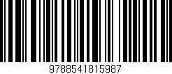 Código de barras (EAN, GTIN, SKU, ISBN): '9788541815987'
