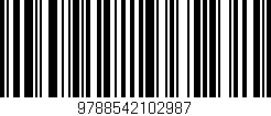 Código de barras (EAN, GTIN, SKU, ISBN): '9788542102987'