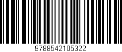 Código de barras (EAN, GTIN, SKU, ISBN): '9788542105322'